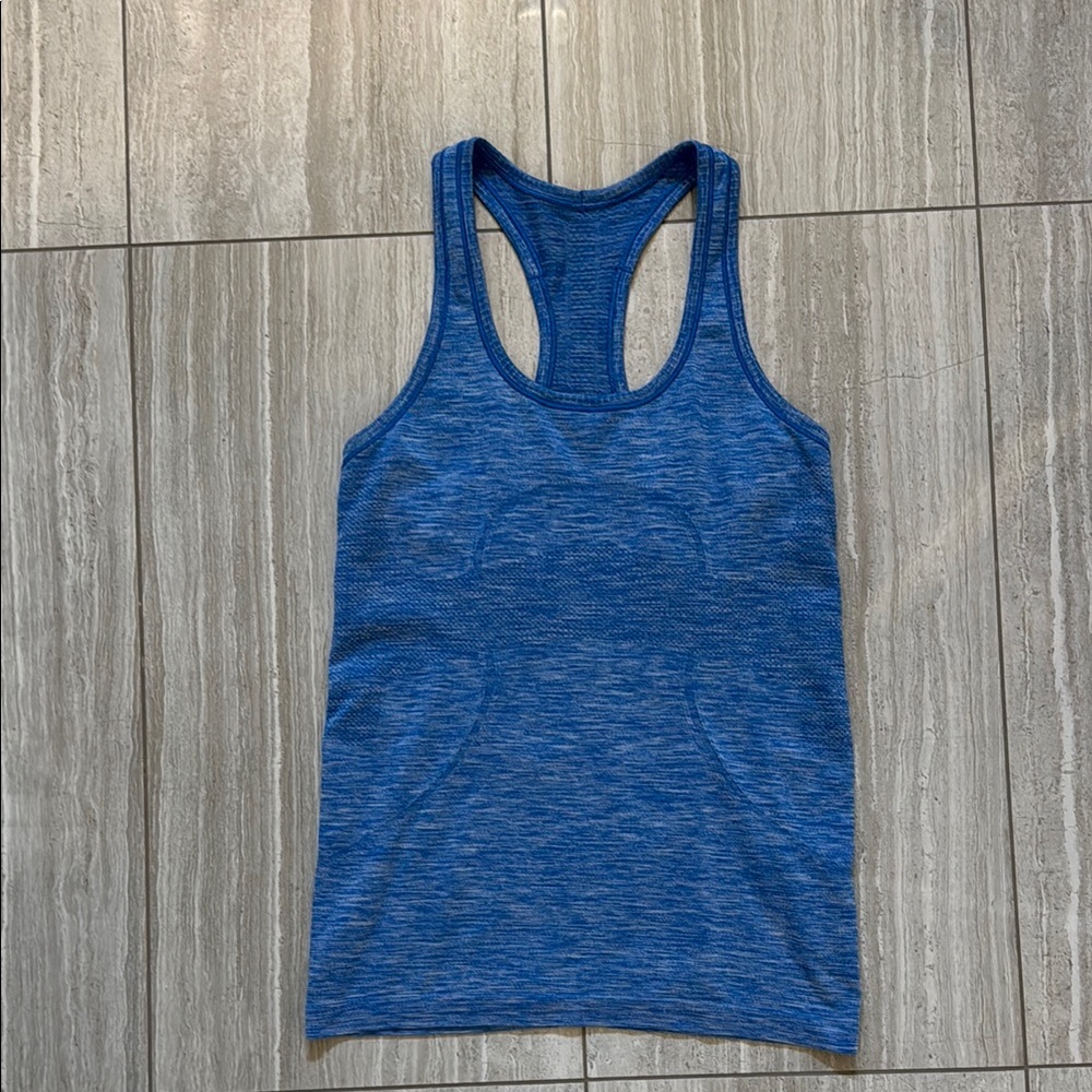 Lululemon Blue Racerback Tank Top